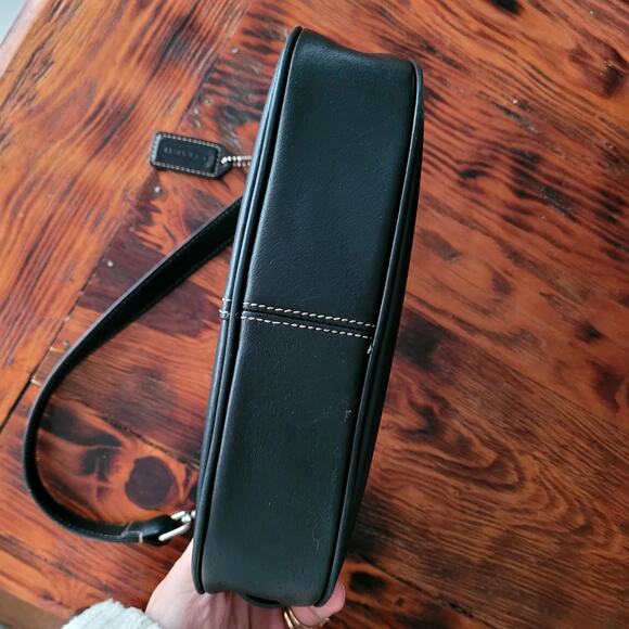 Vtg Y2K Mini Demi Hampton Coach Bag Black Small Leather Purse K28-7593 - Picture 5 of 9